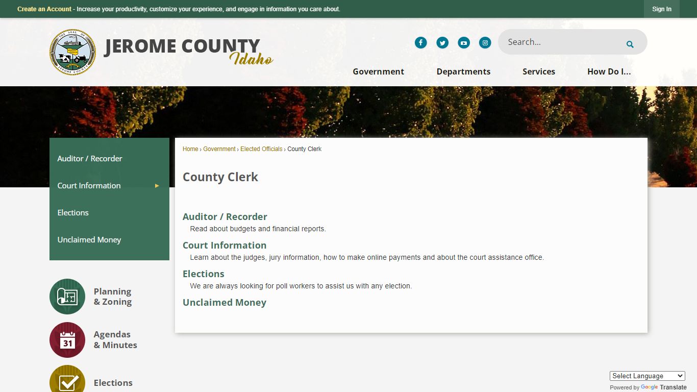 County Clerk | Jerome County, ID